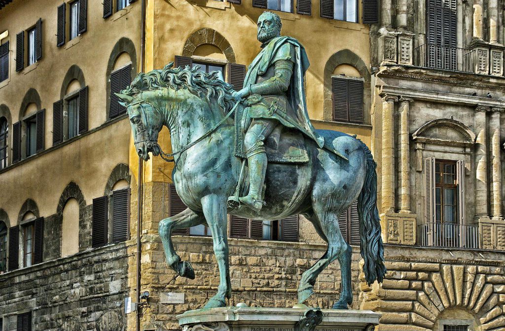 hansepuzzle 14670 - Statue Puzzle, 500 Teile, Gebäude, 46,0 x 30,0cm mit hochwertiger Aufbewahrung, Kartonbox und wiederverschließbarem Beutel