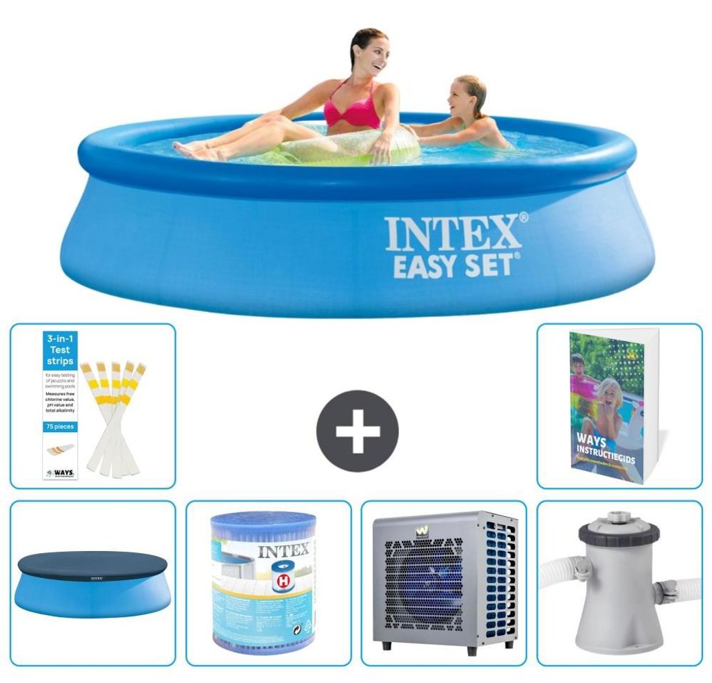 Easy Set Pool Rund - 244x61 cm - 7-teilig S29