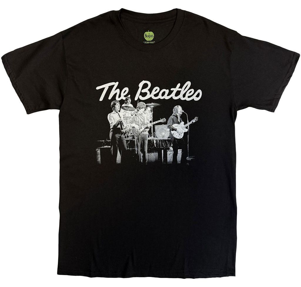 The Beatles 1968 Live Photo Black L T-Shirt Produktbild 