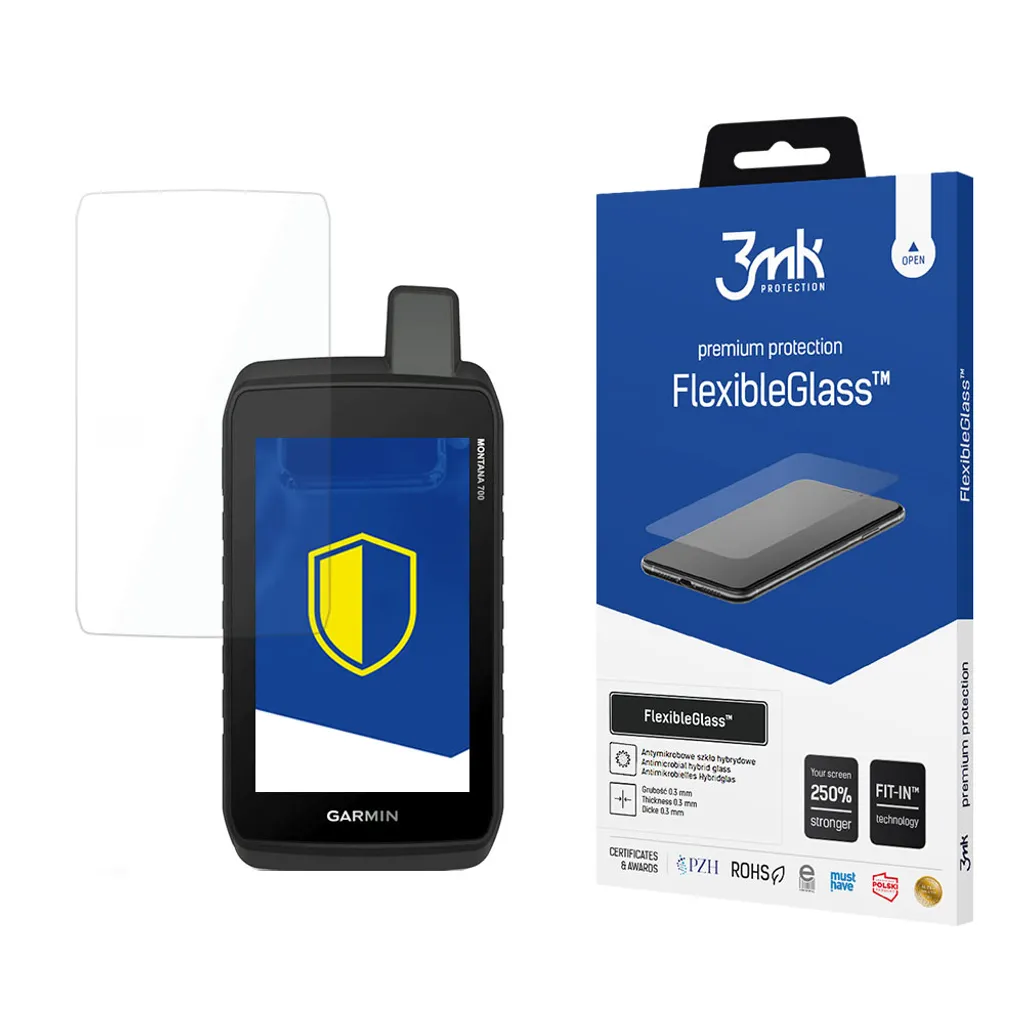 Pellicola Vetro Garmin Montana 700 3Mk Flexible Glass - Resistente 7H