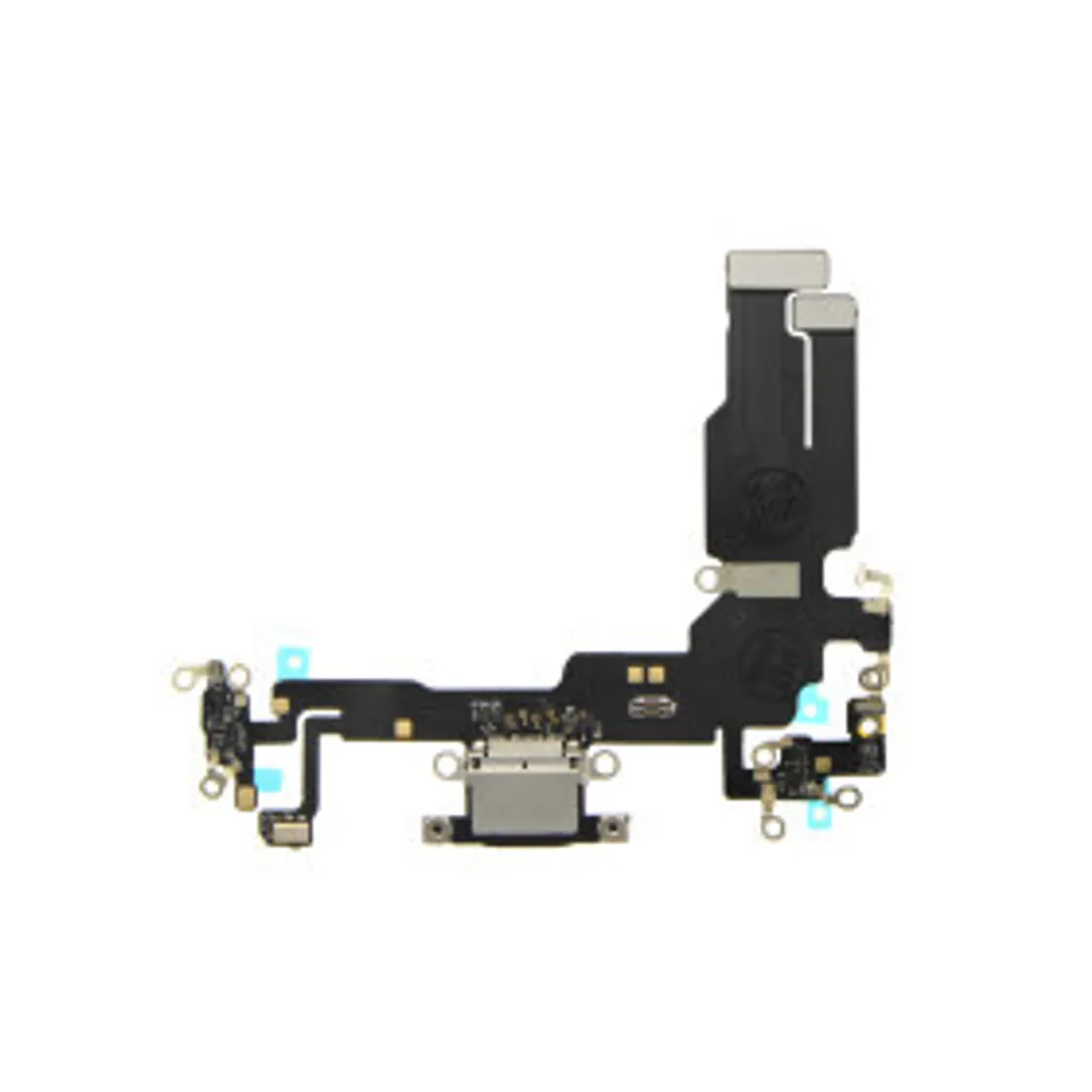 Connettore USB-C iPhone 15 Nero - Ricarica Rapida OEM Replacement