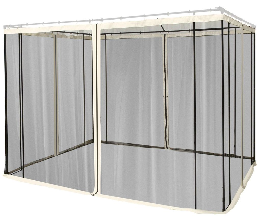 Outsunny Moskitonetz für 3x3 Pavillon 4 Seitenteile Produktbild 