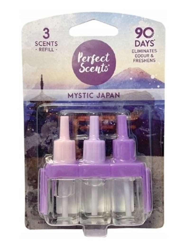 Perfect Scents Lufterfrischer-Nachfüllpack, kompatibel mit 3volution Mystical Japan, 20 ml, 3 Stück