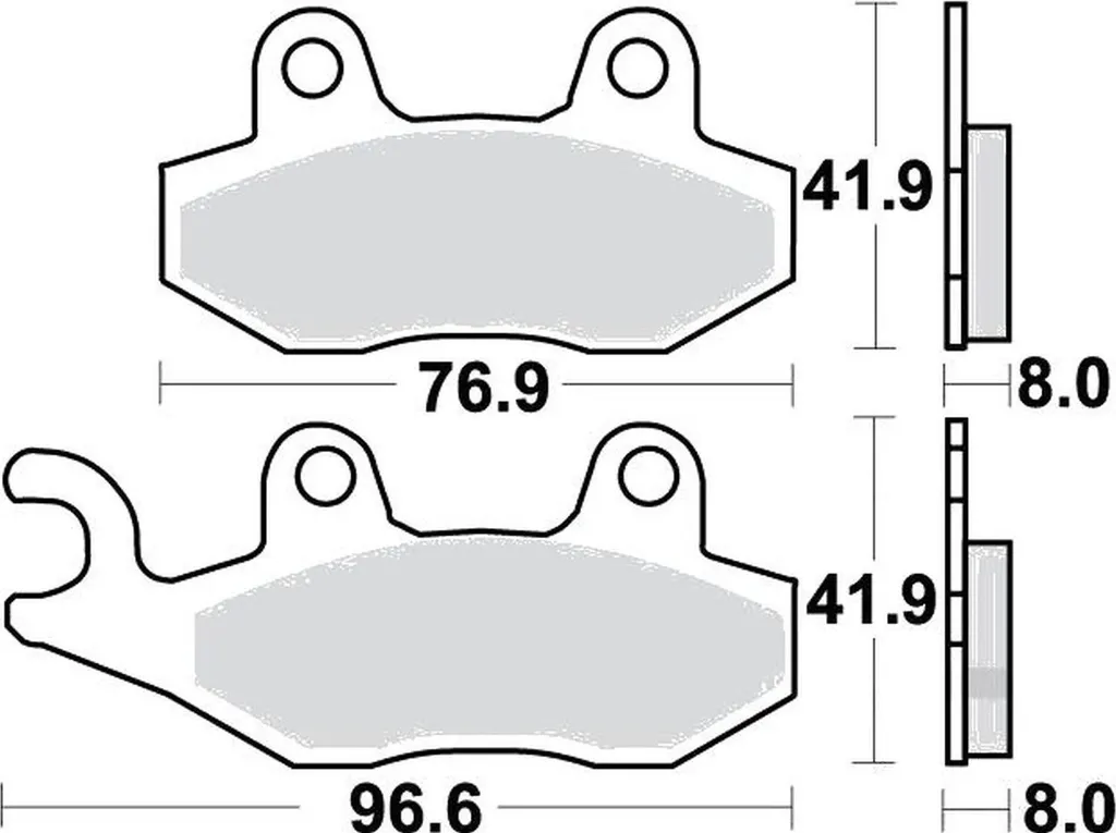 Plaquettes de frein avant Aprilia SX 50 SM Limited Edition 2014-2016