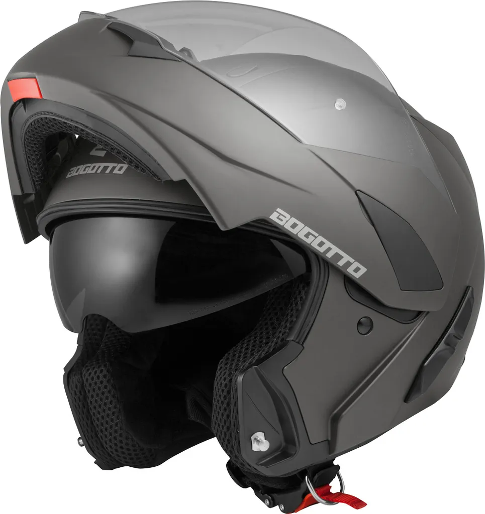 Casque modulable Bogotto V280 anthracite mat pour moto et scooter XS
