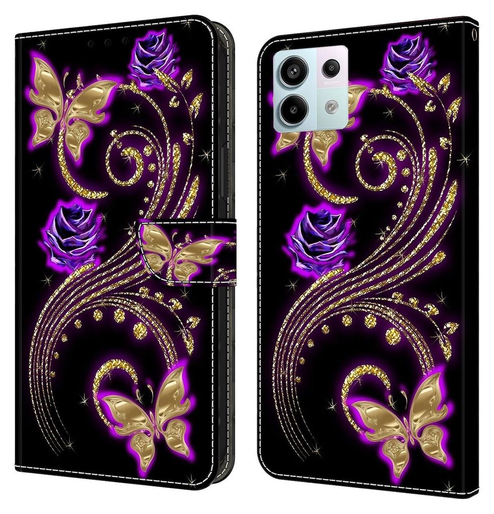 Für Xiaomi Redmi Note 13 Pro / Poco X6 Kunst-Leder Book Produktbild 