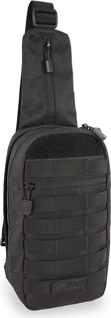 Sacoche Banane Tactique Noir Expo Highland Tactical EDC Multi-fonctions