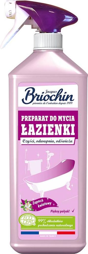 ECO-Badezimmerreiniger mit Blumenduft als Sprühflasche, 750 ml – BRIOCHIN