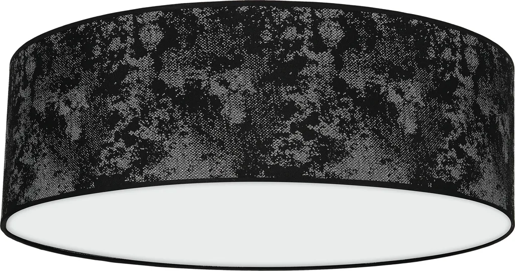 Luminaire Plafonnier 3x60W SATINO - Structure Robuste en Acier Noir