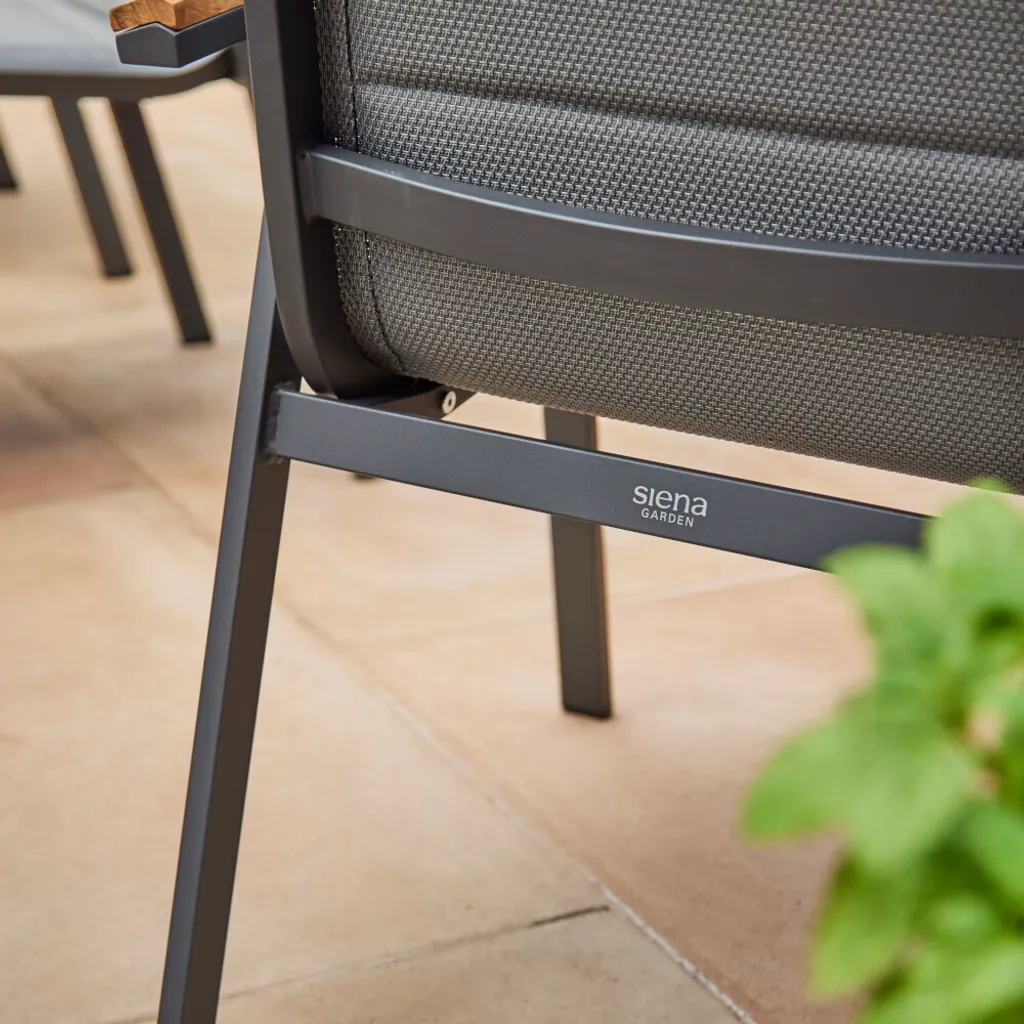 Fauteuil de jardin Tesoro avec dossier ergonomique et structure robuste - 13