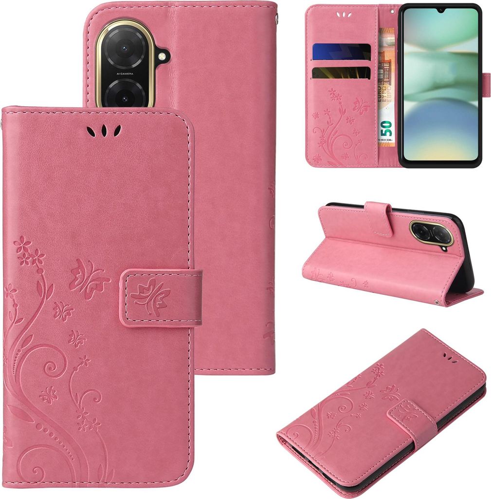 Handyhülle für Xiaomi Redmi A5 Floral Blumen Schmetterling Produktbild 