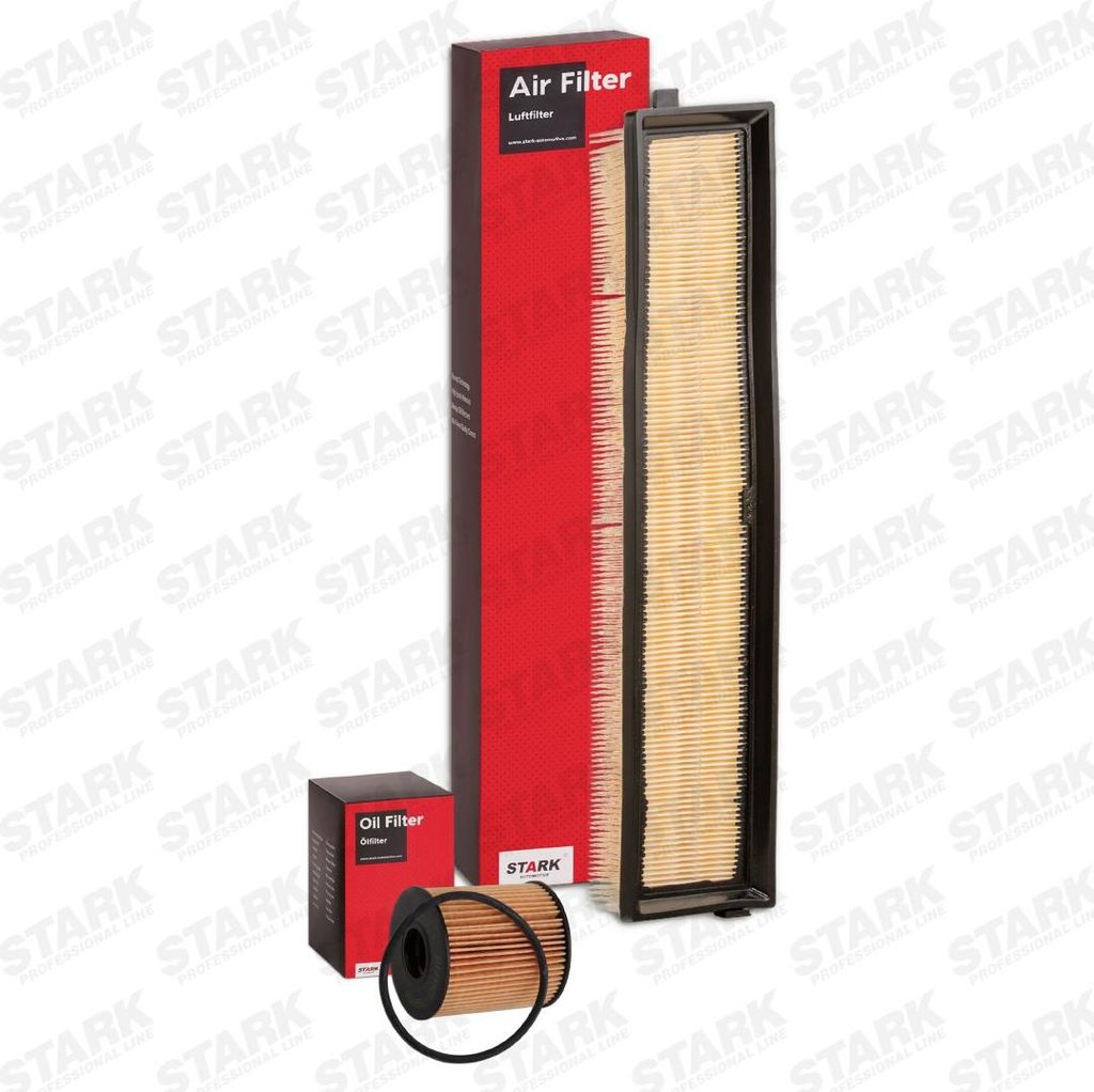 STARK Filterset Inspektionspaket Filtersatz für OPEL Mokka / Mokka X (J13) passend für PEUGEOT 207 (WA, WC) 206 Schrägheck (2A/C) 206 CC (2D) 30...