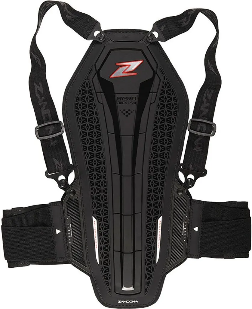 Protection dorsale Zandona Hybrid Back Pro Noir X6 L pour Moto de Route