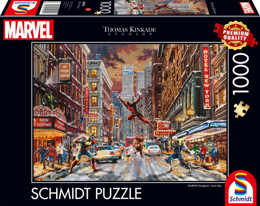 Schmidt Spiele Thomas Kinkade Studios: Marvel - Deadpool, Snow Day