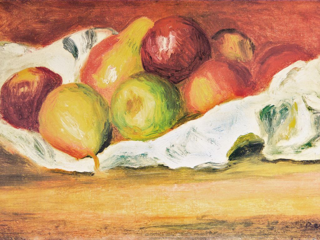 Pierre Auguste Renoir Kunstdruck Bild -„pfel Und Birnen, 1889 (60 x 80 cm)