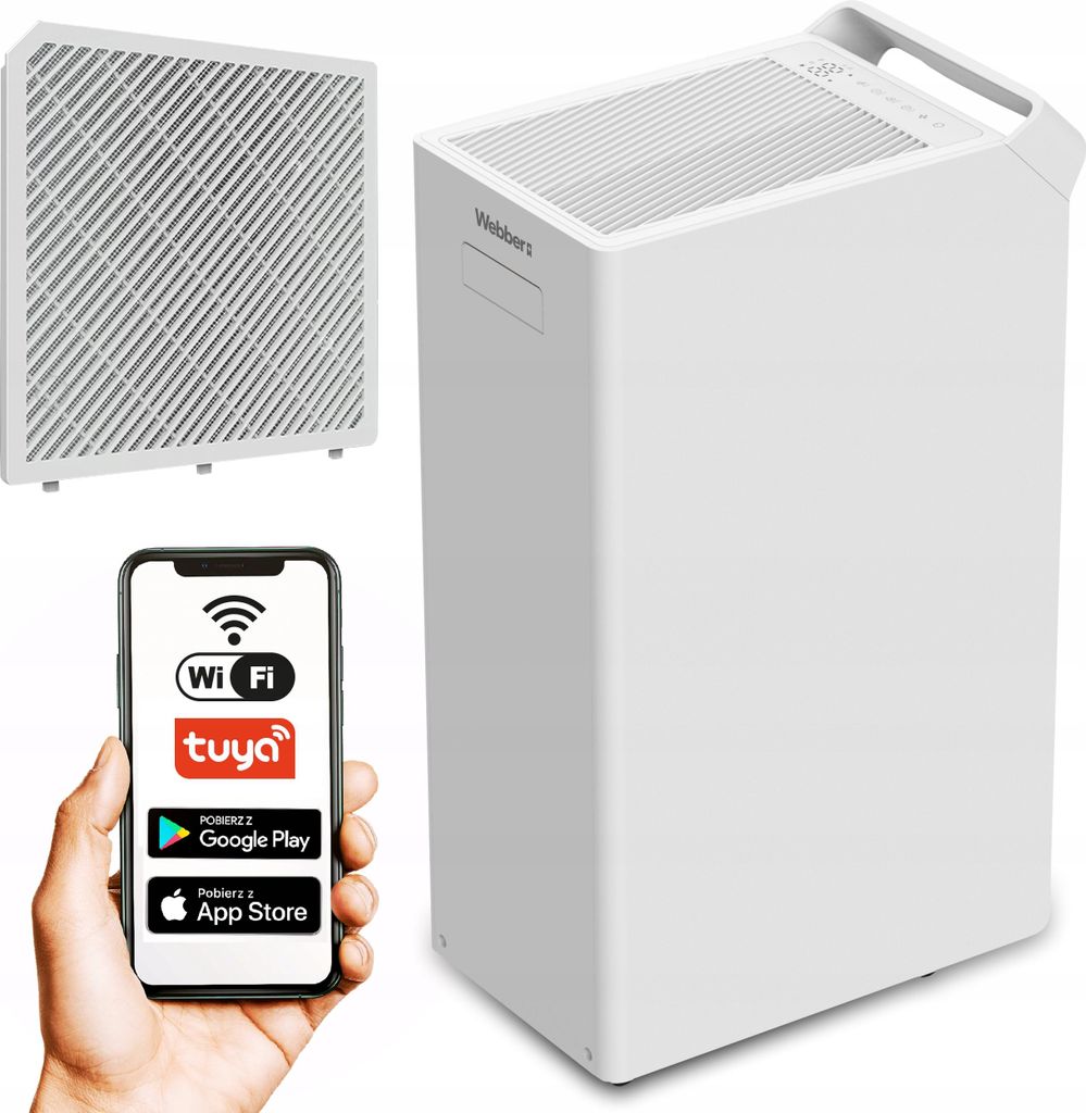 Luftentfeuchter 20 l/24 h GROSS WiFi Timer Webber DEC600 Absorber