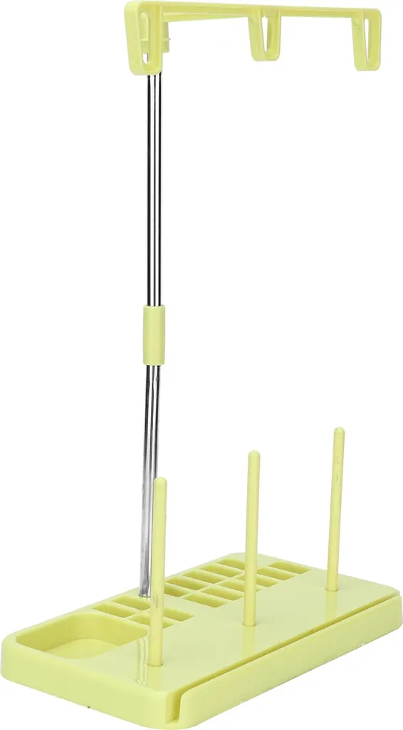 Portafilo a 3 Bobine Giallo per Macchina da Cucire | Supporto Universale