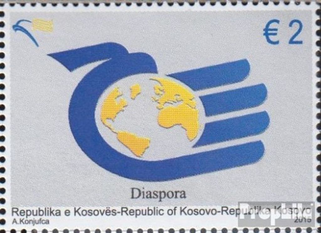 Briefmarken Kosovo 2015 Mi 320 (kompl.Ausg.) gestempelt Diaspora