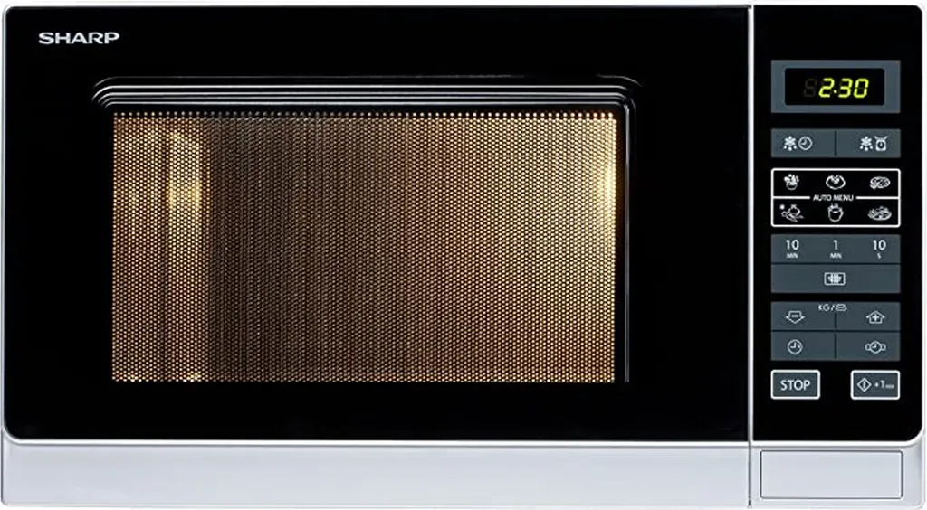 Micro-ondes Sharp 25L Idéal Famille - Réchauffage Rapide et Précis