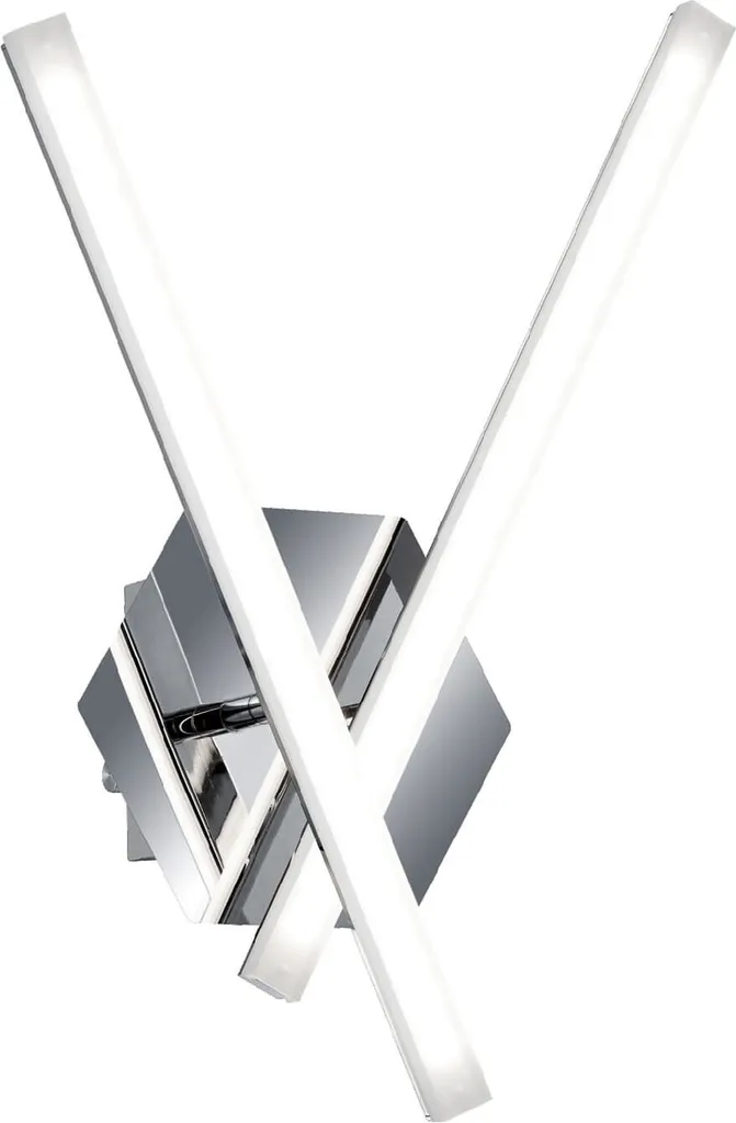 Applique LED Lucio Italux Chrome pour Salon et Chambre - Ambiance Moderne