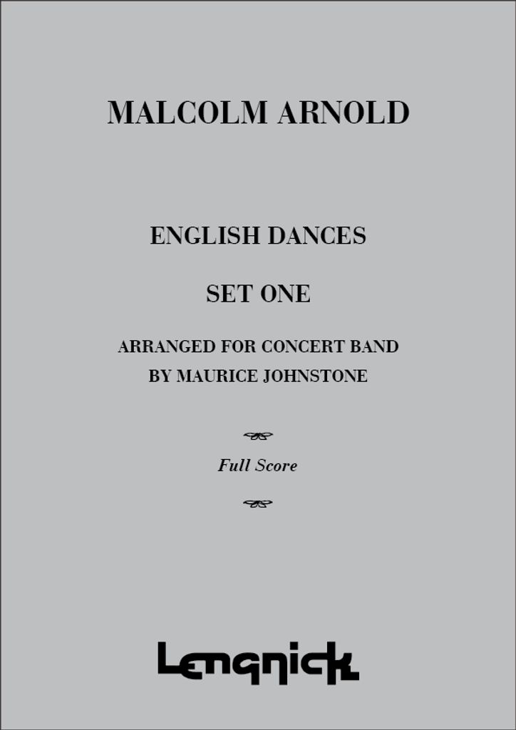 Malcolm Arnold English Dances Set 1 Concert Band (Partitur)