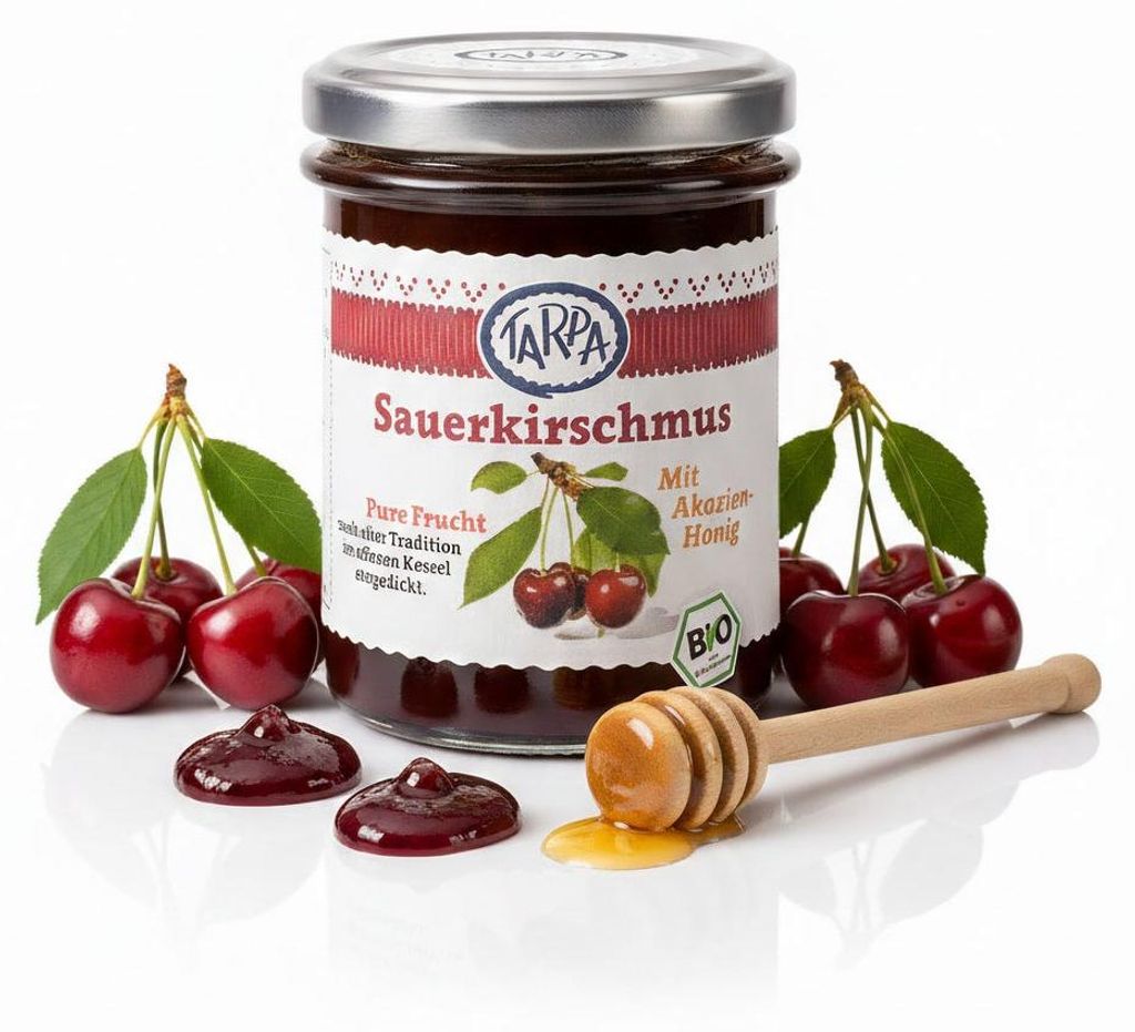 Sauerkirschmus mit Akazienhonig 220g Image du produit 