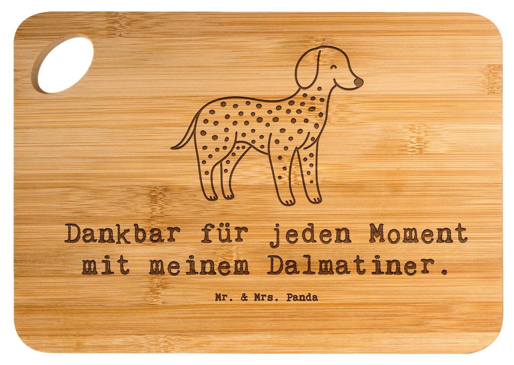 Mr. & Mrs. Panda Holzbrett Dalmatiner Moment - Transparent - Geschenk, Dalmatinac, Brett, vesperbrettchen, Schneidebrett, Frühstücksbrettchen, Fr...