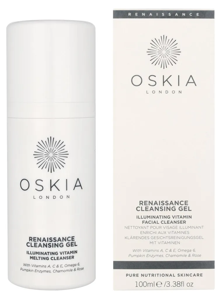 Gel Nettoyant Visage OSKIA Renaissance 100ml - Nettoyant Éclat