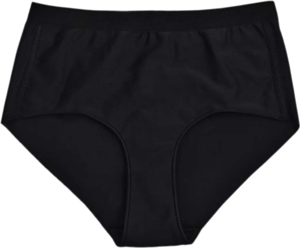 Slip Mestruali Lavabili per Sport Nero M - Intimo Ciclo Riutilizzabile