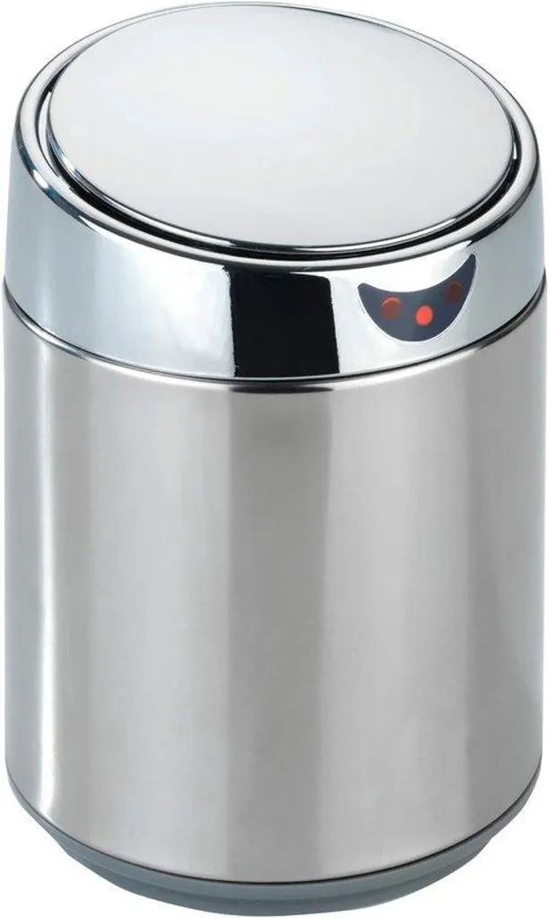 Petite poubelle automatique de table en inox style moderne et compact