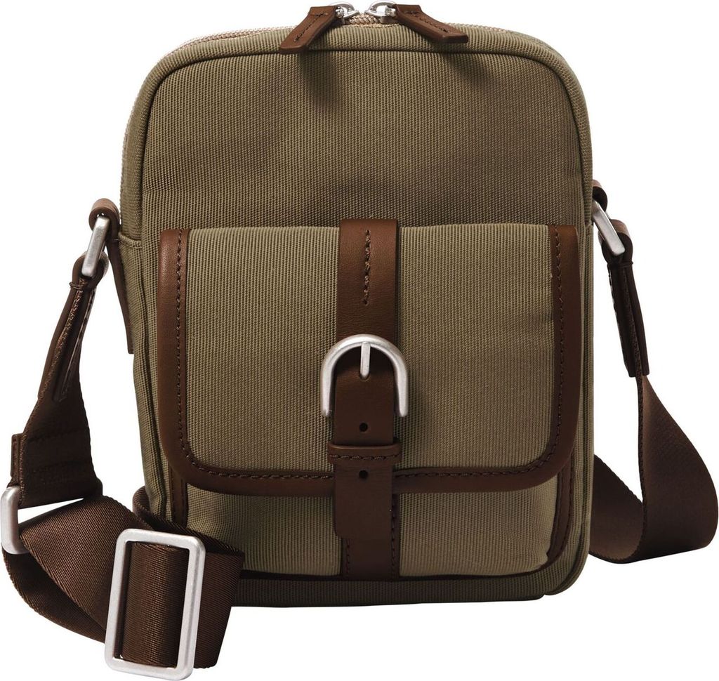 FOSSIL Umhängetasche Camden Crossbody Dark Khaki