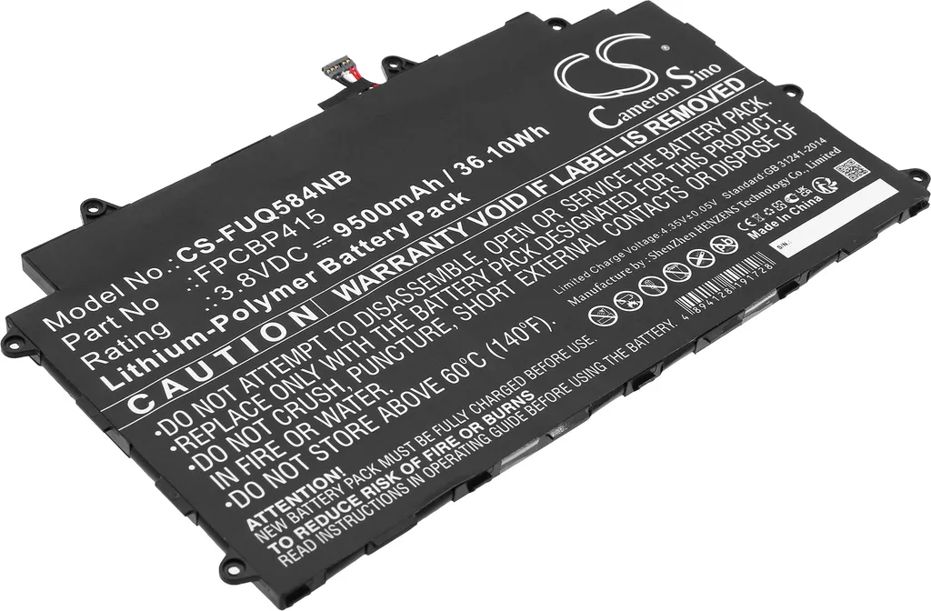 Batterie PC portable CP678530-01 durable pour Fujitsu Stylistic