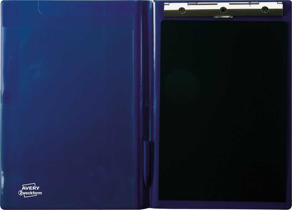 Avery Zweckform 2301, Klemm-Mappe, PVC-Folie, blau, A4