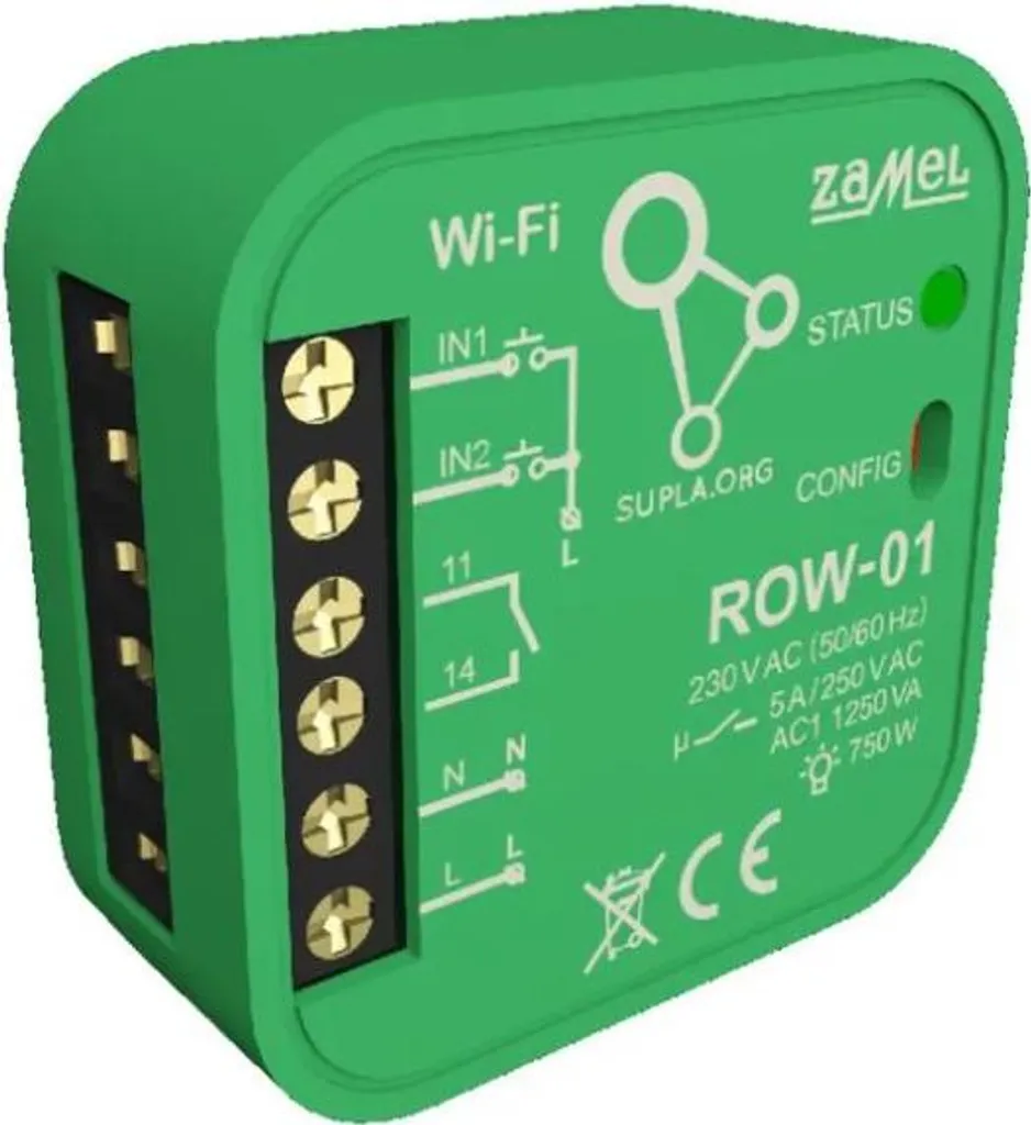 Module de commande Wi-Fi pour éclairage connecté ROW-01 Supla Zamel