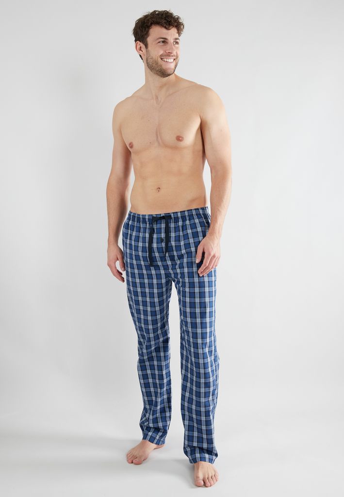 Götzburg Herren Schlafanzug Lang Baumwolle Brooklyn Pyjama 1/1 Arm