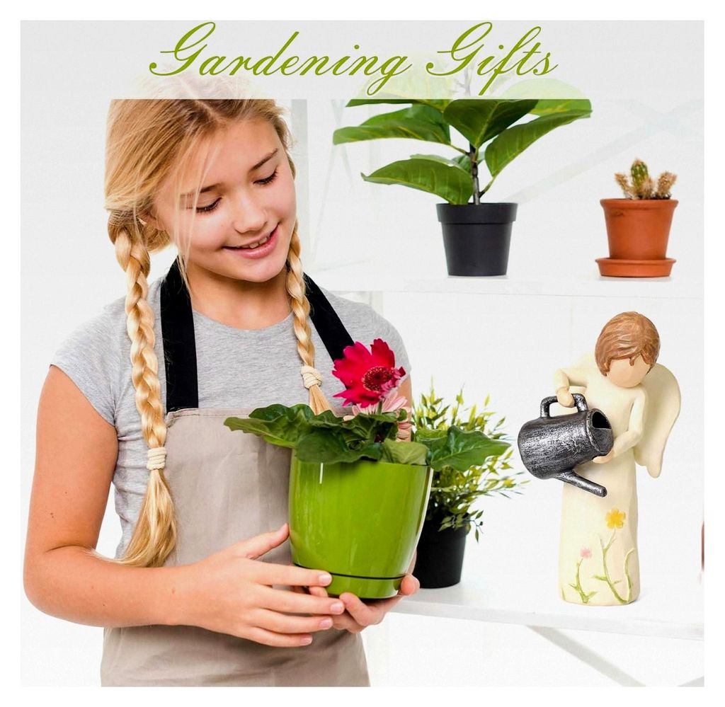 Geschenke für Frauen im Garten, Engel Figur für Gärtner, Geschenkideen für ein neues Zuhause, Geburtstagsgeschenk für Frauen, Gartendeko Ornam...