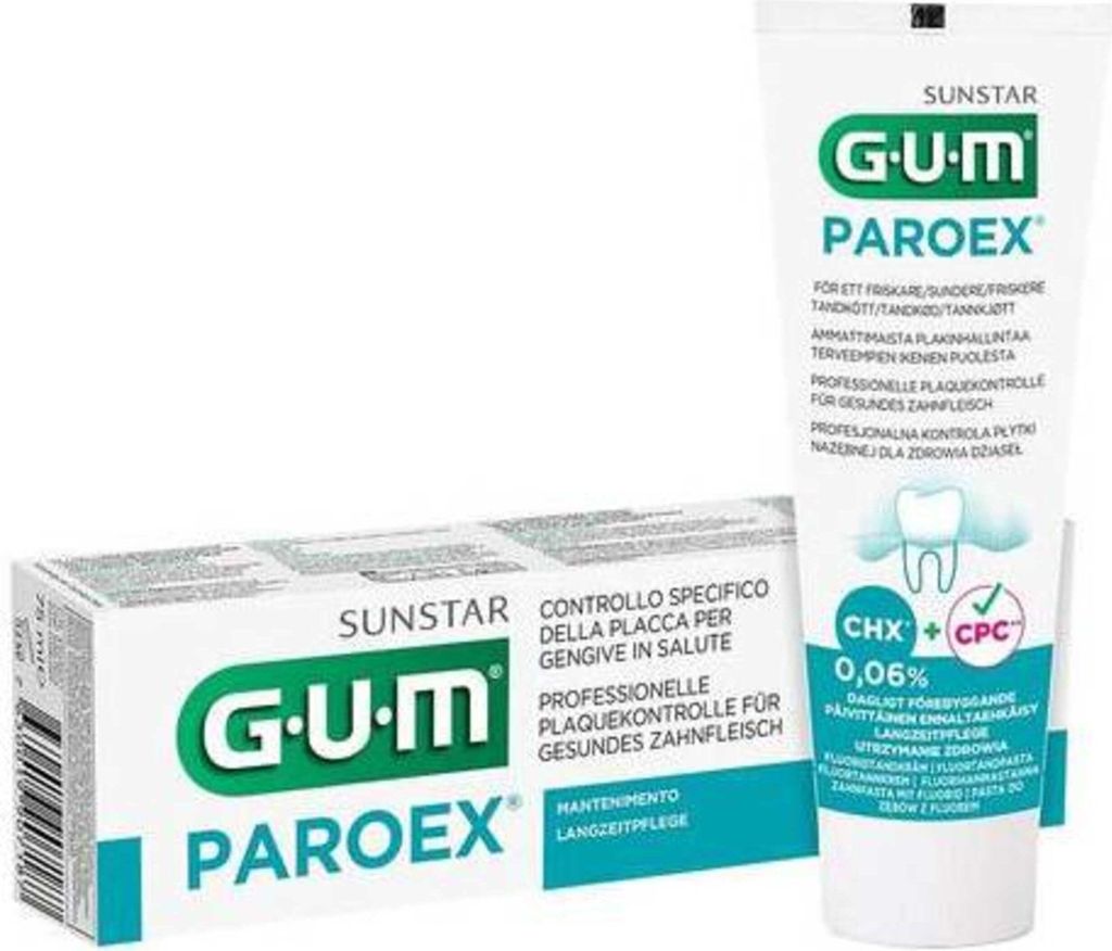 6x GUM Paroex Gel Zahncreme 0,06% 75ml (6x 75ml) Produktbild 