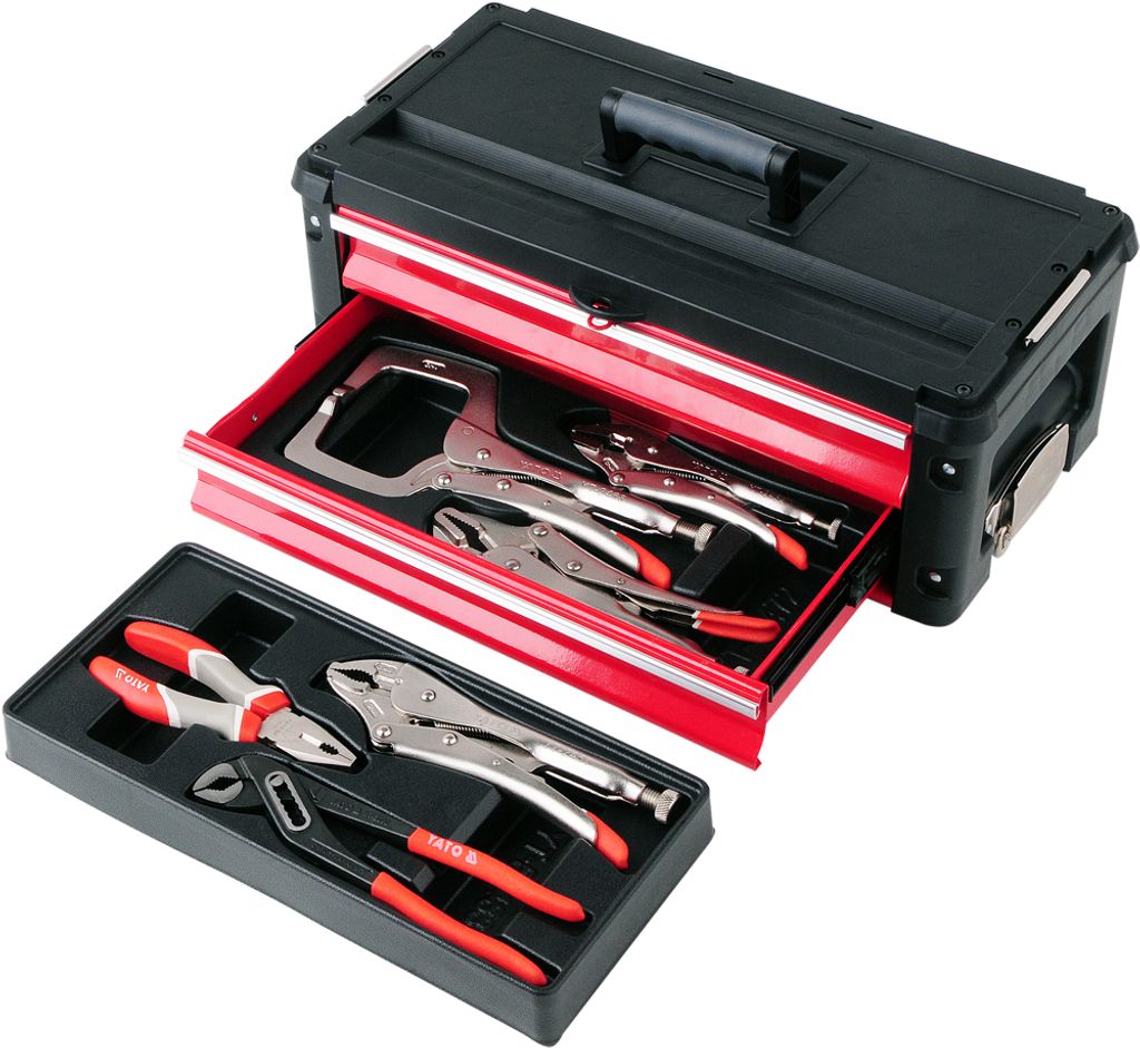 YATO Werkzeugtrolley mit 3 Schubladen