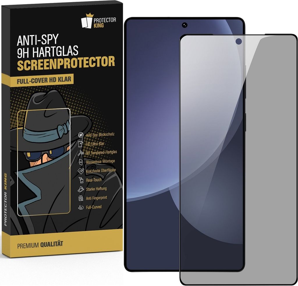 6x Blickschutz 9H Panzerglas für Samsung Galaxy S25 Ultra Anti-Spy Sichtschutz Tempered Glass Displayschutz Schutzglas Screen Protector