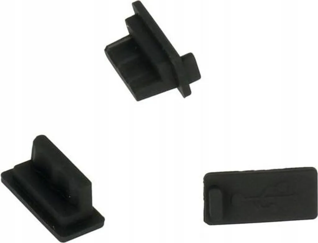 Coperchio Presa USB-A Nero: Protezione Antipolvere Professionale in Silicone