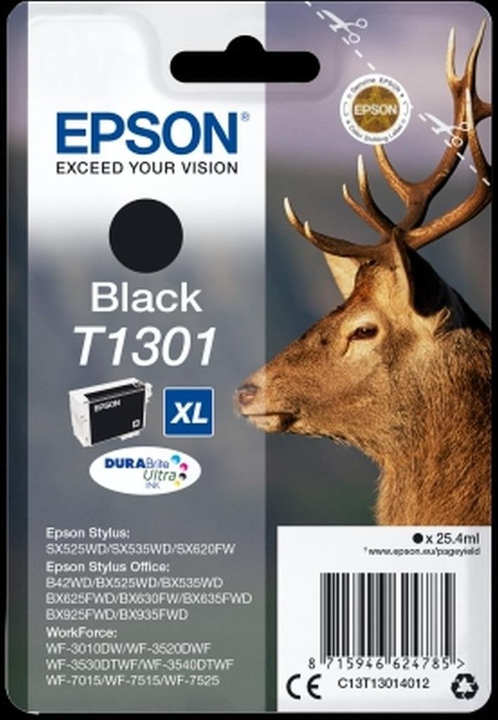 Epson Stag Jednofarebný atrament DURABrite Ultra T1301 Obrázok produktu 