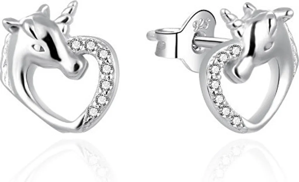 Orecchini in argento con unicorni AGT-ED013PW