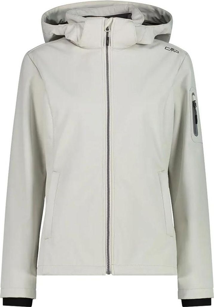 Cmp Woman Jacket Zip Hood Vaniglia 42