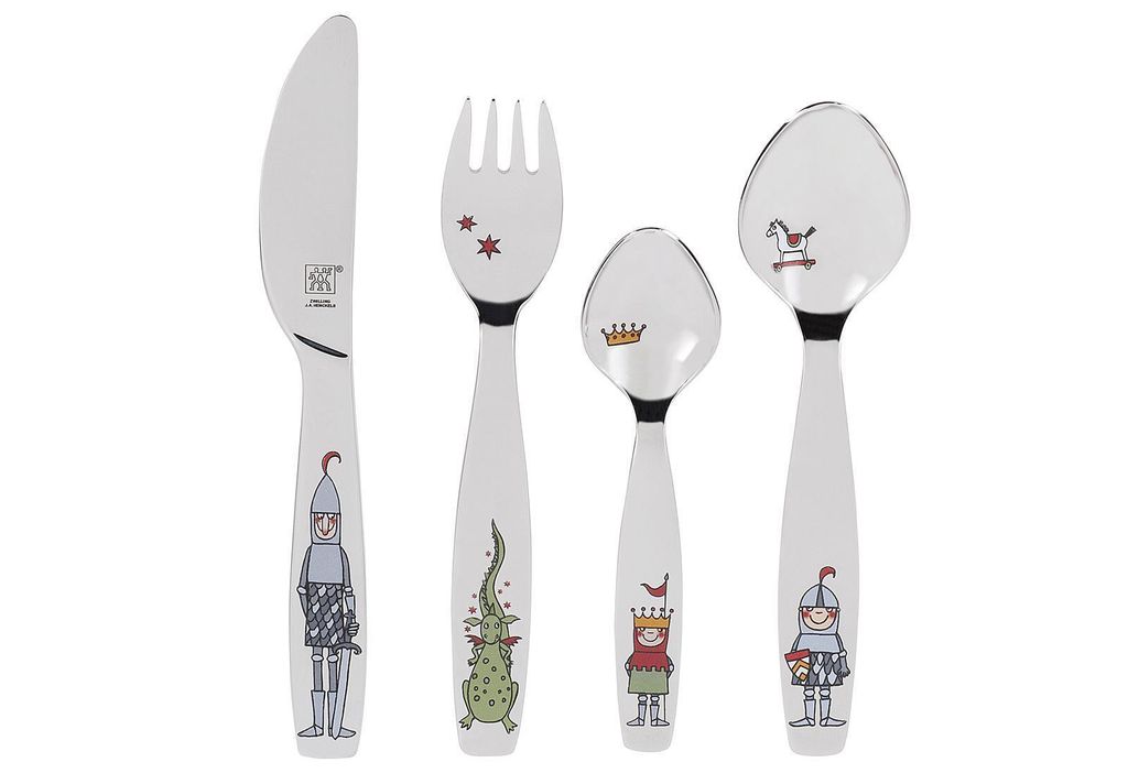 ZWILLING Kinderbesteck Ritter Eckbert Edelstahl 4teilig Produktbild 