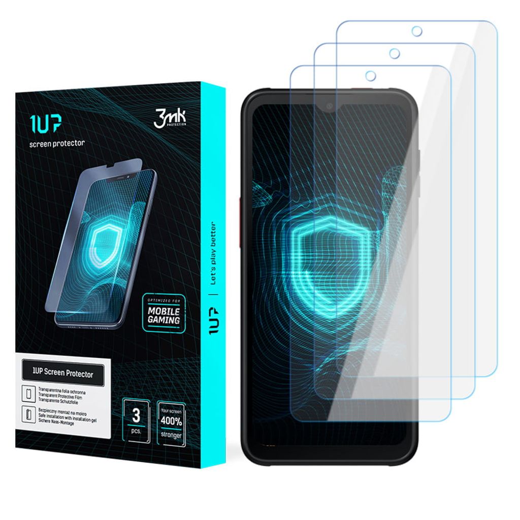 3mk Display Schutzfolie 1UP für Samsung Galaxy XCover 6 Pro transparent Gaming (3 Stück)