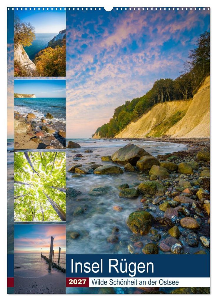 Insel Rügen - Wilde Schönheit an der Ostsee (Wandkalender 2027 DIN A2 hoch), CALVENDO Monatskalender
