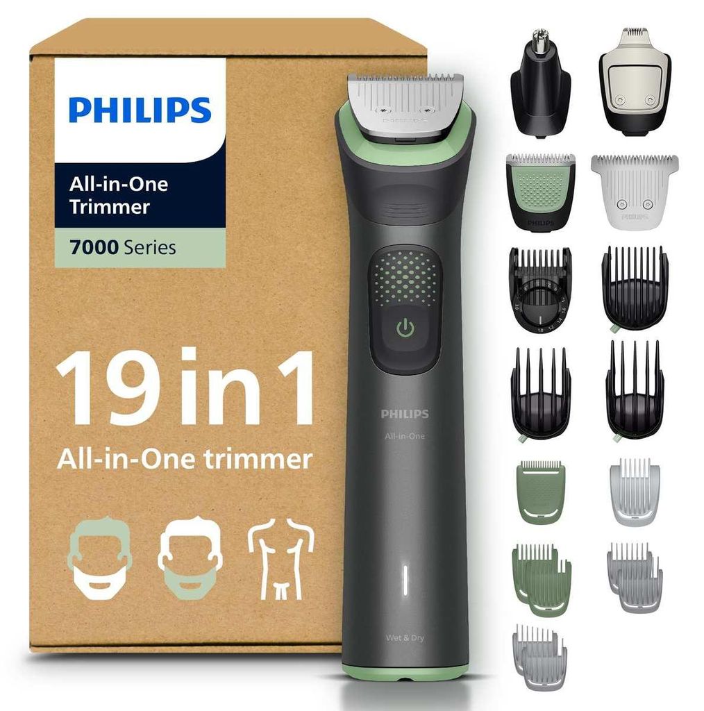 Philips 7000-serie MG7962/30, Grijs, 0,5 mm, 1,6 cm, 0,2 Productafbeelding 