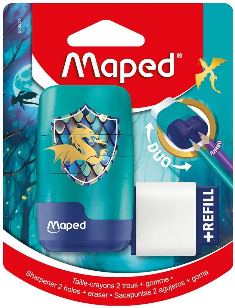 Maped Radierer-Spitzer-Kombi DRAGON Produktbild 