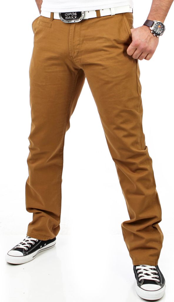 Reslad Herren Chinohose RS-2001 Braun W31 / L32