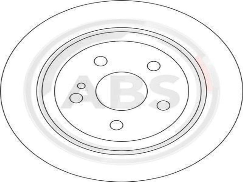 2x A.B.S. Bremsscheibe 17112 passend für MERCEDES-BENZ S-Klasse Limousine (W220)